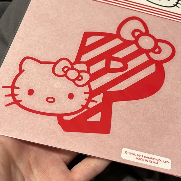 Hello Kitty Letter “P” Car Window Decal - Picture 4 of 9